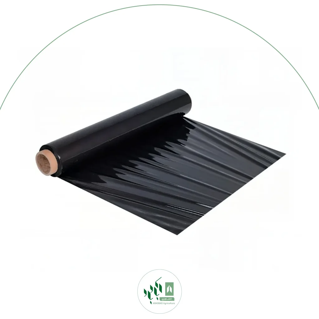 مالچ پلاستیکی کشاورزی عرض 100 سانت uv 3% ضخامت 100 ميکرون